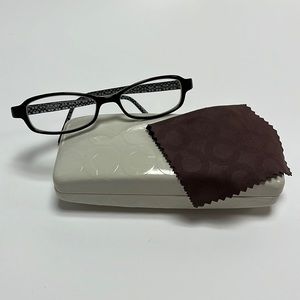 Coach Marlie (533) Black Eyeglasses With Case and lens cloth